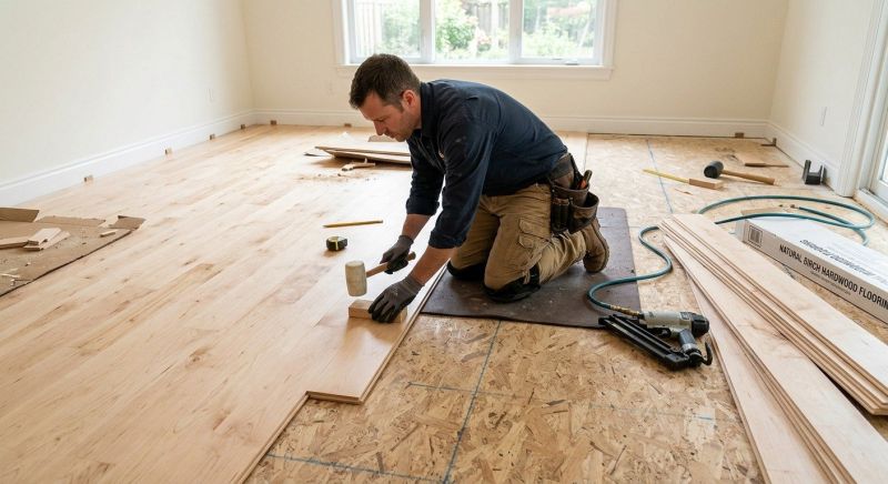 Birch Floor Installation in Saint Petersburg, FL
