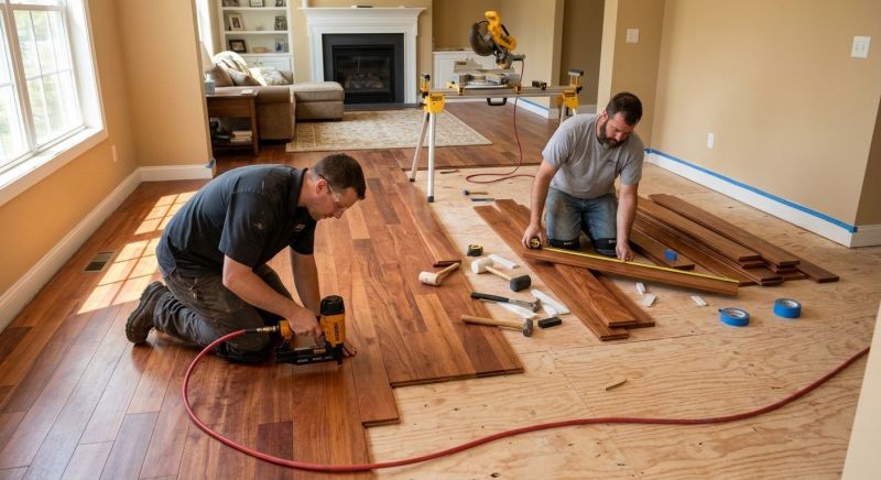Cherry Floor Installation in Oldsmar, FL