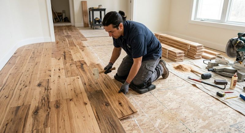 Hickory Floor Installation in Saint Petersburg, FL