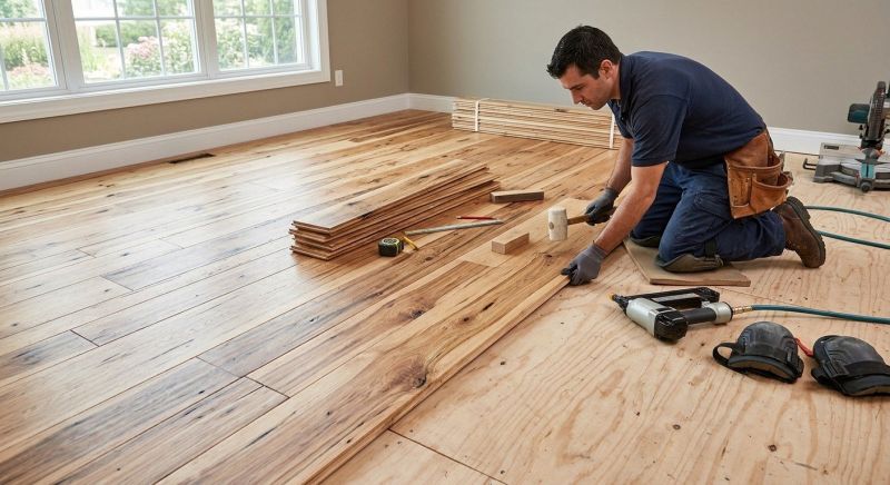 Hickory Floor Installation in Saint Petersburg, FL