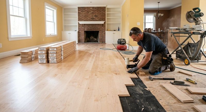 Maple Flooring Installation in Saint Petersburg, FL
