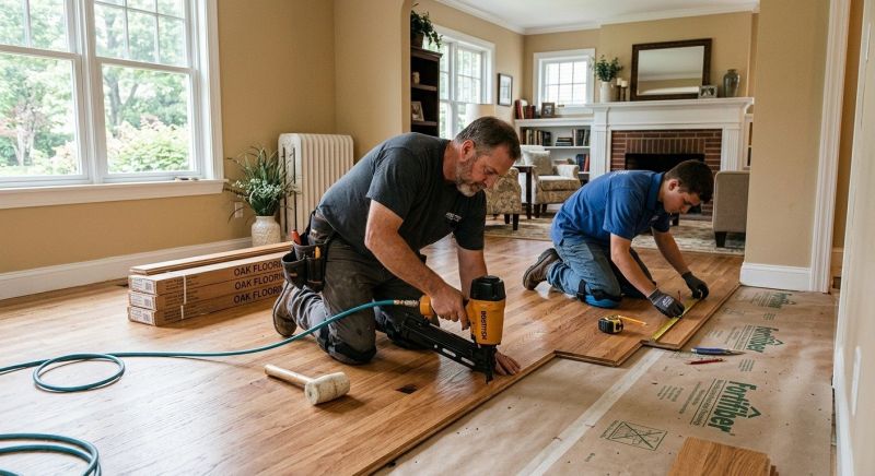 Oak Floor Installation in Apollo Beach, FL
