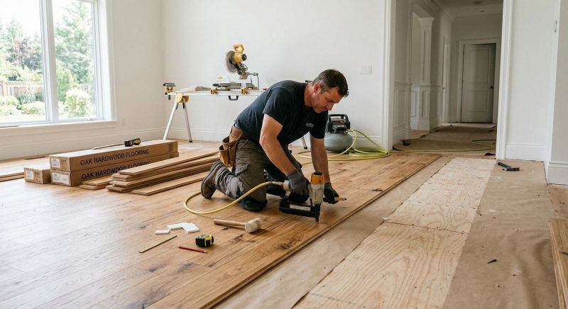 Oak Floor Installation in Apollo Beach, FL