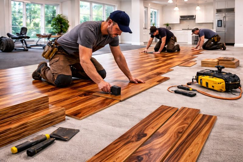 Teak Flooring Installation in Saint Petersburg, FL