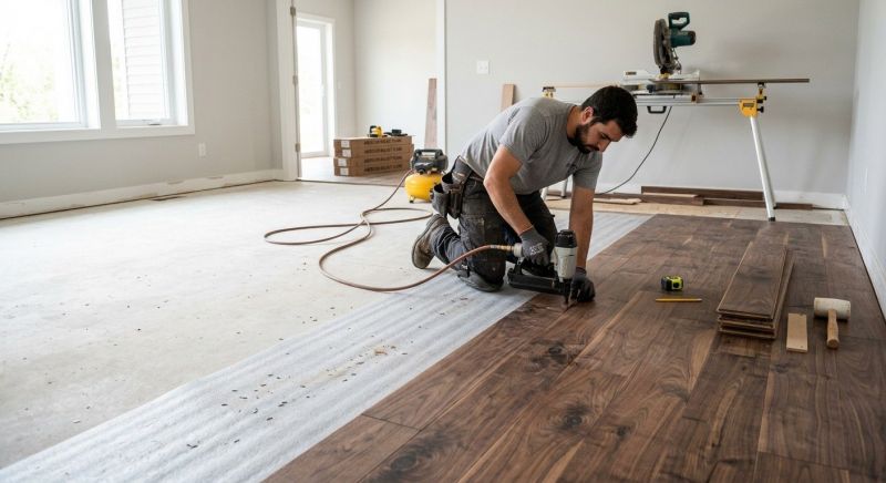 Walnut Flooring Installation in Saint Petersburg, FL