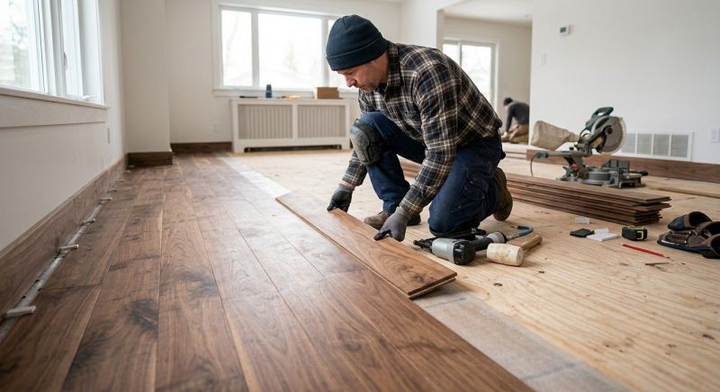 Wide Plank Floor Installation in Saint Petersburg, FL