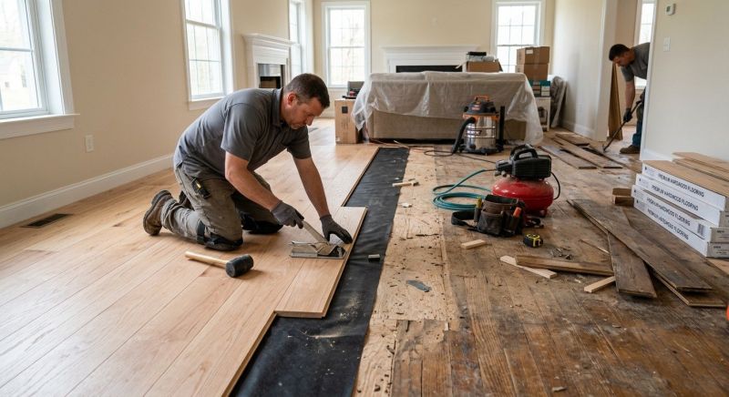 Wood Floor Replacement in Dunedin, FL